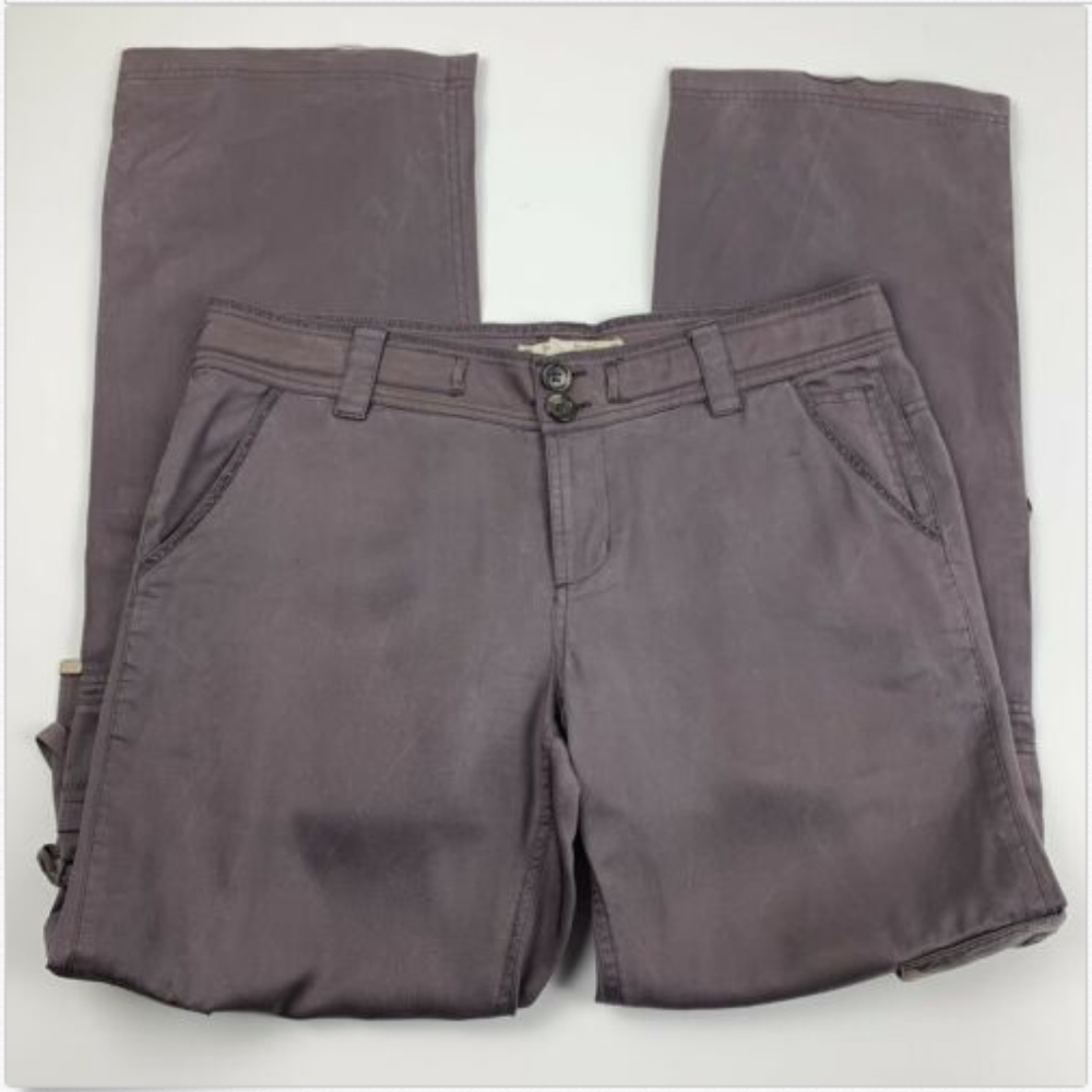 Hei Hei Womens 8 Cargo Pants Purple Tencel Hi Rise